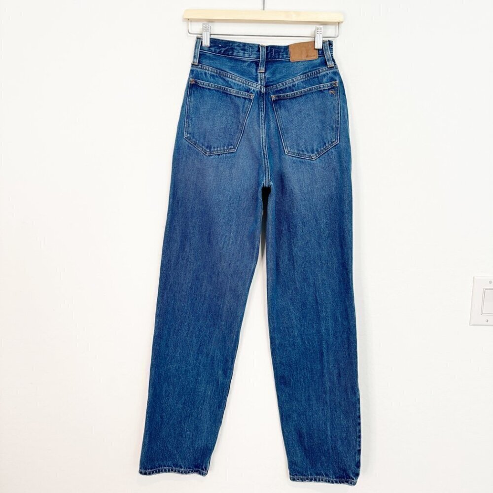 Madewell Denim Baggy Straight Leg High Rise Jeans Preppy Casual Contemporary 23 - Picture 9 of 11